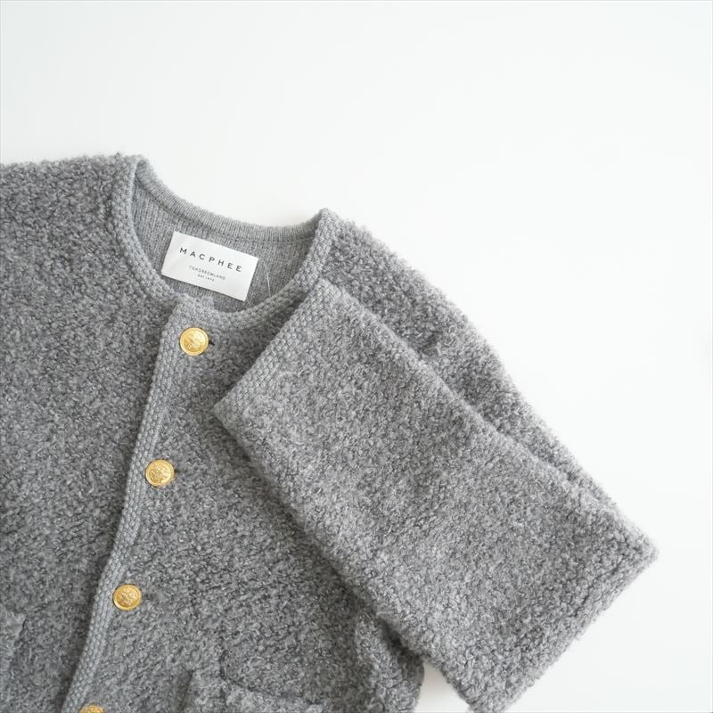 2022AW / MACPHEE / TOMORROWLAND / ムートン クルーネックカー
