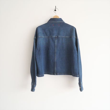 〇2025AW今季 / 未使用 / 23区別注・見上愛さん着用 / RED CARD / クロップド デニム ジャケット / JKWOGA0224 / 2510-1274