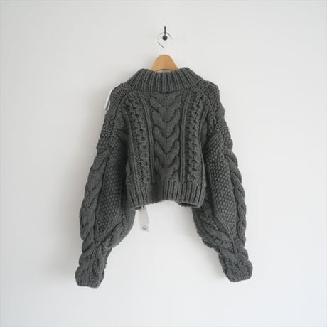 〇2024AW / 未使用 / ETRE TOKYO / ケーブルハンドニットプルオーバー / 1222511066 / 2510-0827