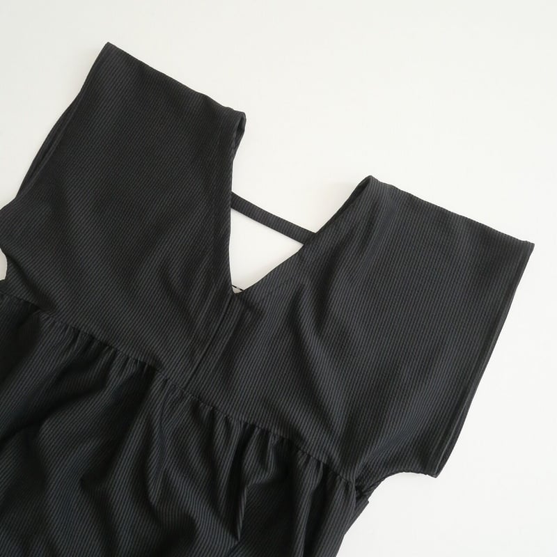 パドカレ✽ストライプワンピース W POINT】コットン先染めストライプ ワンピース | pas de calais