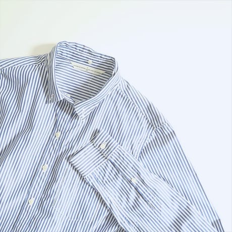2022SS / MUSE de Deuxieme Classe / ストライプ チビエリシャツ(NAVY) / 22050520502010 / 2406-0196