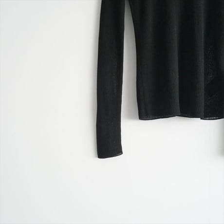 2023AW / DEUXIEME CLASSE / Sheer Rib タートルネックプルオーバー / 23080500803030 / 2411-0667