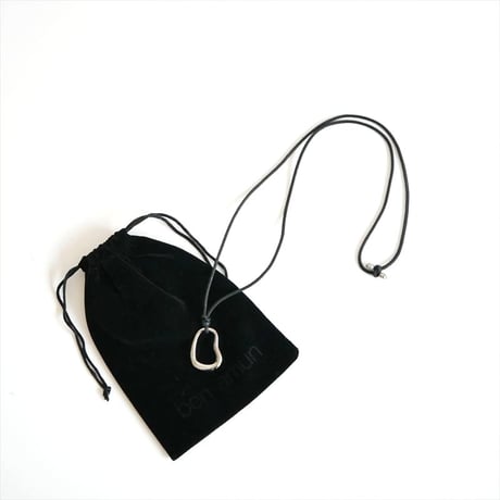 2023 / 未使用 / Plage購入品 / BEN-AMUN / SQ PENDANT WITH LEATHER(ネックレス) / 23091923002130 / 2511-2043