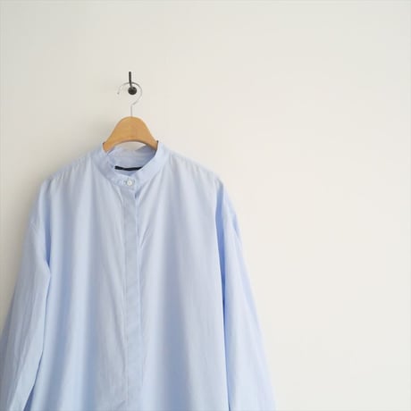 〇2023AW / AP STUDIO / スタンドカラーコットンロングシャツ / 23050586501030 / 2507-1213