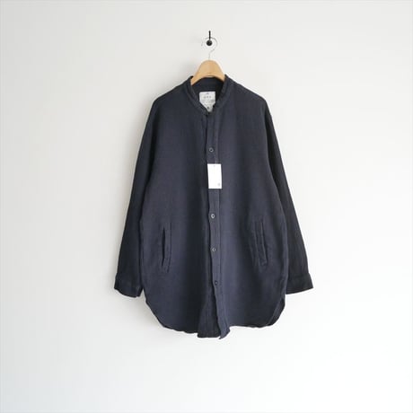HTS / WAFFLE PLAIN STAND COLLAR SHIRTS / 2504-0721
