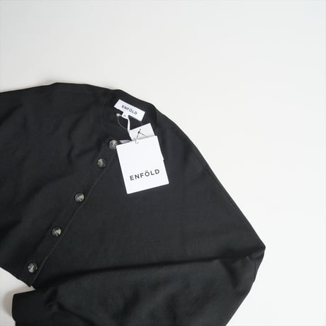 ○2025AW今季・人気完売品 / 未使用 / ENFOLD / HALF-CIRCLE CARDIGAN / 300IA270-2581 / 2510-0880