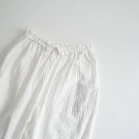 継続販売品 HALLELUJAH Pantalon コットンリネンフリルパンツ 2606-0144