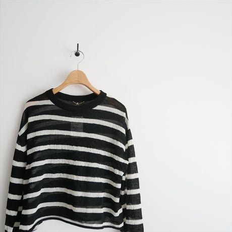 L'Appartement Border Sheer Knit 24080560212010 / 2604-0776