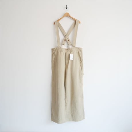 journal standard luxe / ツイルワッシャー ワークサスペンダーパンツ / 24030440210030 / 2603-0678