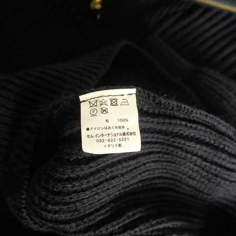 2022AW / SPICK&SPAN別注 / Oldderby Knitwear / ジップファンネルネックロングプルオーバー / 2411-0782