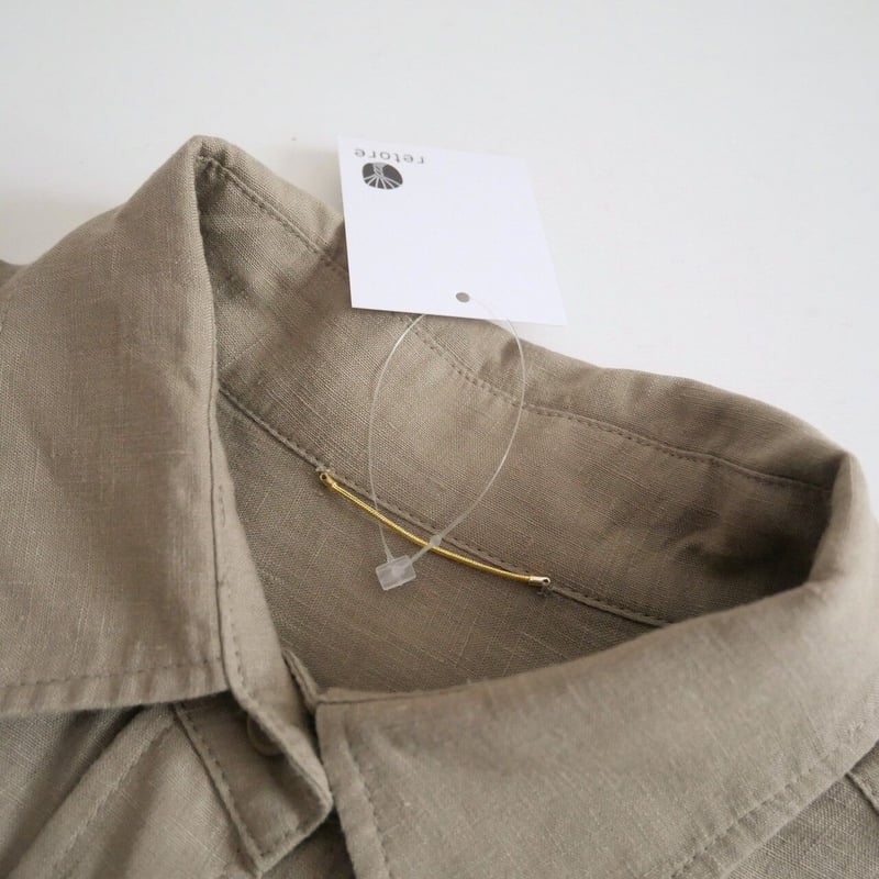 正規品Deuxieme Classe Linen シャツ ベージュ Deuxieme Classe（ドゥーズィエムクラス）の「Linen シャツ