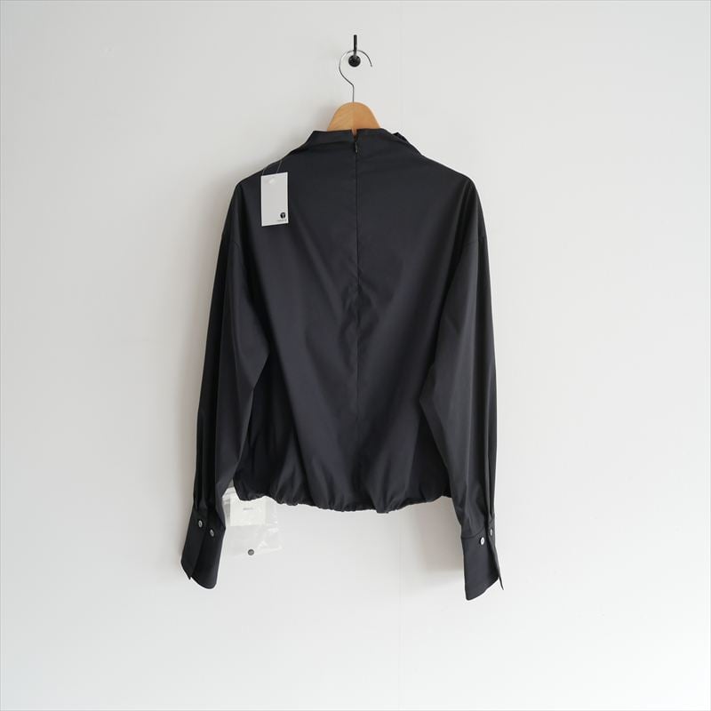 2025SS / deres / Natalie bottle neck drape blou