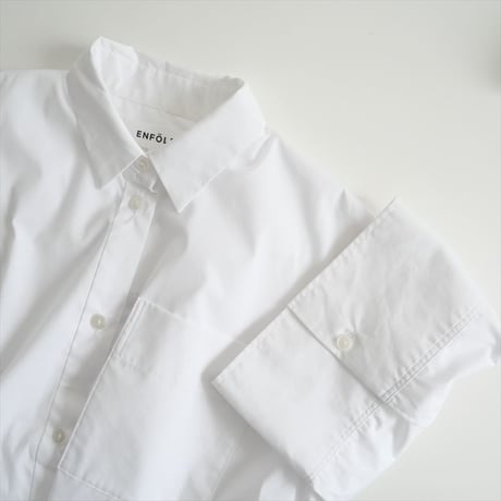 2023SS / ENFOLD / CUBE SHIRT / 300GA730-0160 / 2406-0669