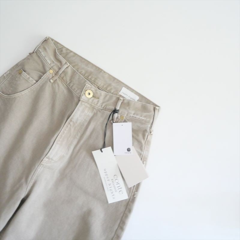 新品　conte別注upper hights ベージュ デニムパンツ サイズ23 conte（コンテ）の「【別注】＜upper hights for conte＞ベージュ