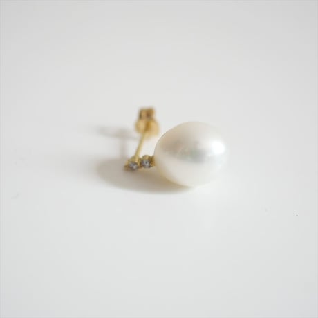 2022 / GIGI ×IENA/ ドロップパールダイヤピアス / 2505-0905