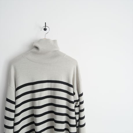 〇2024AW / GALERIE VIE / ウーステッドウール タートルネックプルオーバー / 23024402714 / 2501-0249