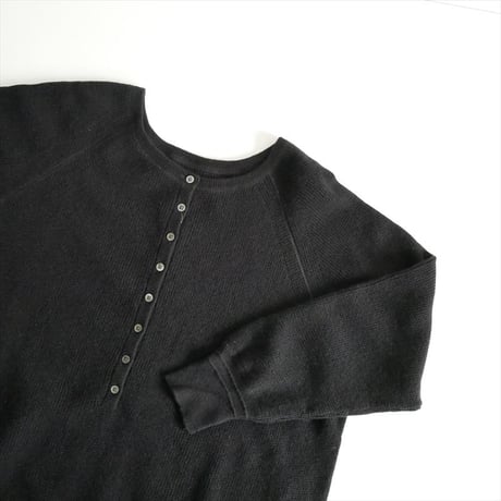 2024AW / FRAMeWORK / ウールワッフル ヘンリーネック / 24080220609040 / 2505-0906