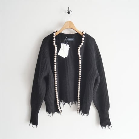 2023AW・人気完売品 / 未使用 / L'Appartement購入品 / MADISON BLUE / PEARL DAMEGE CD BRITISH WOO / 2412-0320