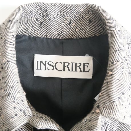 2023AW / INSCRIRE / ヘリンボーン ジレ / 123AW-JK38 / 2503-0591