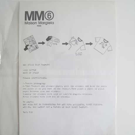 MM⑥ / ワッペン付きオーバーサイズTシャツ / S52GC0151S23588 / 2307-0770