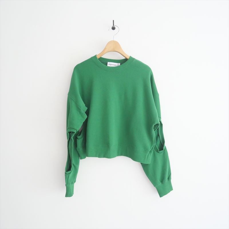 72▢nagonstans アシンメトリーホールプルオーバー TS0415-7 2024AW・人気完売品 / nagonstans / hole sweat pullover
