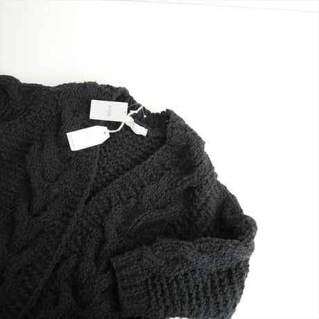 2025AW今季 / 未使用 / SLOBE IENA購入品 / IRONING / cable rough cardigan / 25080913002130 / 2511-0884