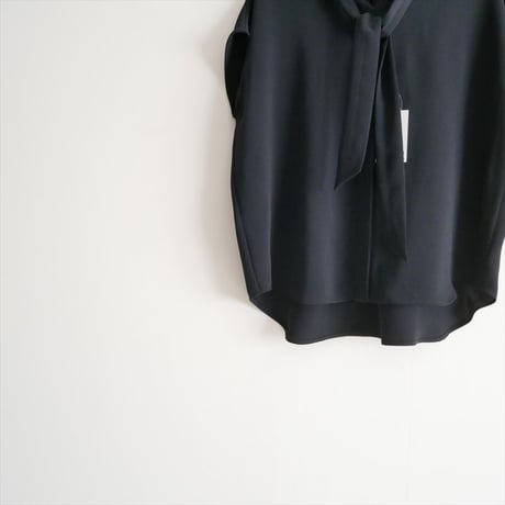 SOEJU / サテンショートスリーブボウタイブラウス / S-01-SB-050 / 2508-0846