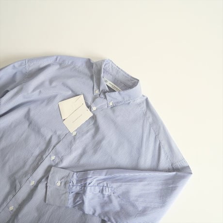 2021AW / 未使用 / journal standard luxe / スーピマストライプ　BD-SH / 21050440030040 / 2411-0934