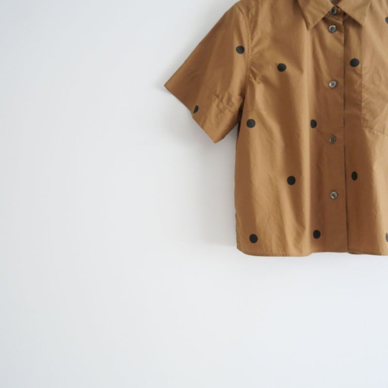トップス MARGARET HOWELL 2021SS BIG SPOT COTTON 2021 / MARGARET HOWELL / BIG SPOT COTTON ドットシャツ