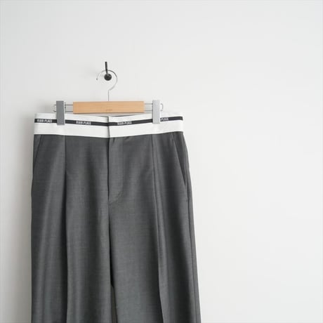 2023AW / 未使用 / R'IAM / Plage / LOGO Trousers パンツ / 23030922311040 / 2412-0431
