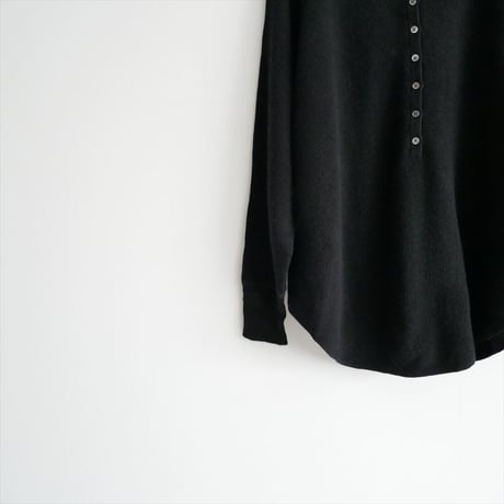 2024AW / FRAMeWORK / ウールワッフル ヘンリーネック / 24080220609040 / 2505-0906