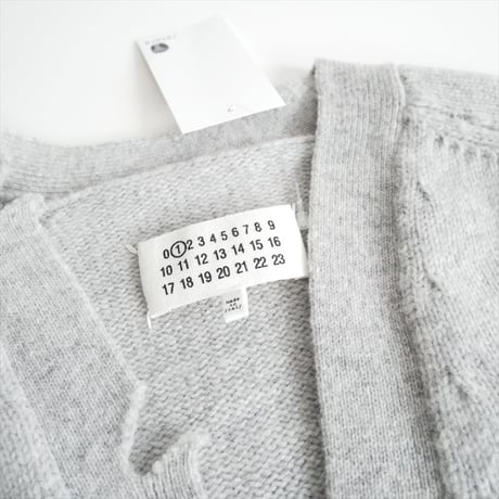 〇Maison Margiela / ダメージニットカーディガン / S51GP0238 S17486 / 2509-1017