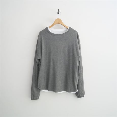2024AW・人気完売品 / 未使用 / relume JOURNAL STANDARD / 3WAYレイヤードニットプルオーバー / 24080462811340 / 2505-1160