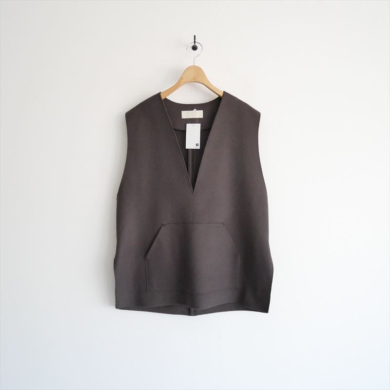 plage woオーバーベスト　グレー　2024年モデル plage（プラージュ） ベスト ジレ 「追加」WO オーバーベスト