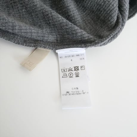 2024AW / Plage / super100s Jersey boat/N　プルオーバー / 24070922744030 / 2501-0070