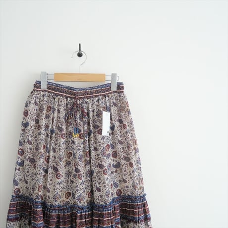 未使用 / DEUXIEME CLASSE購入品 / M.A.B.E / ROSA プリント マキシスカート / 23060510000910 / 2407-0359