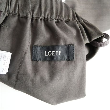 2025AW今季 / LOEFF / トロピカルウール ハーレムパンツ / 88142990194 / 2511-0462