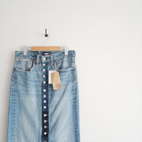 2024AW・人気完売品 / 未使用 / Whim Gazette別注 / Jeanie Blue / BUTTON FLY LONGスカート / 2510-1390