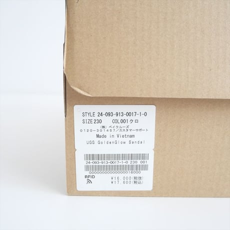 継続販売品･人気完売カラー / 未使用 / SLOBE IENA購入品 / UGG / GoldenGlow Sandal / 24093913001710 / 2506-0747