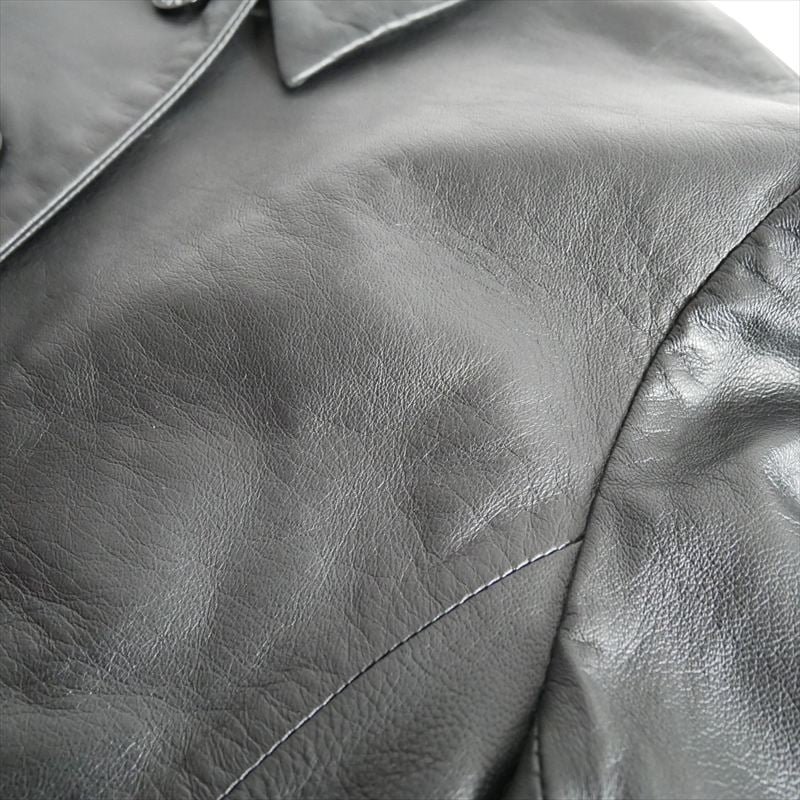 2025 / DRESSTERIOR / ラムレザーミニマルジャケット / 085-41510