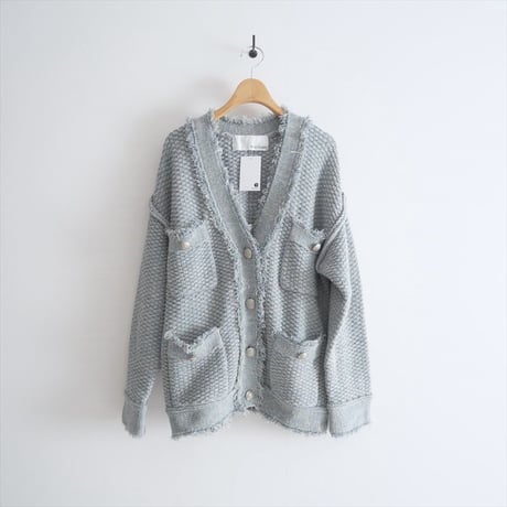 2024AW・人気完売品 / Whim Gazette / TWEEDYニットジャケット / WGZ1041107A0007 / 2503-0987