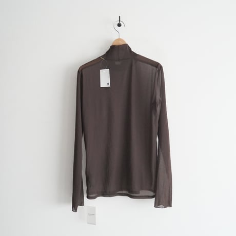 2022 / 未使用 / NOBLE / シアースキニーハイネックTOPS / 22070240101340 / 2403-0485