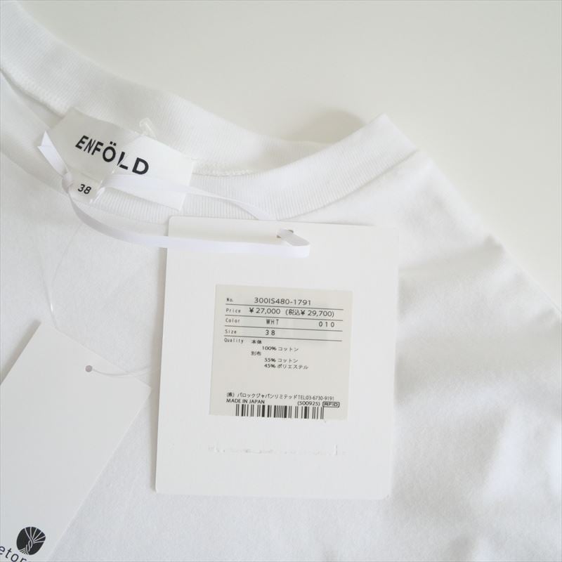 2025SS・人気完売品 / ENFOLD / FLOWER SLEEVE T-SHIRT /