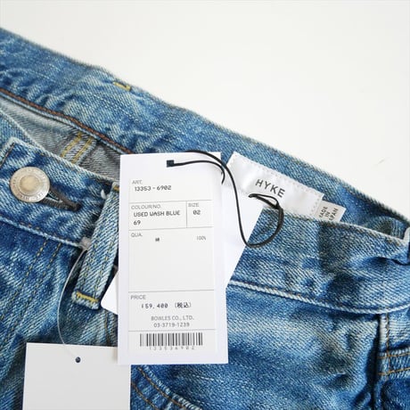 2025AW今季 / 未使用 / HYKE / DENIM SUPER WIDE LEG JEANS / 13353 / 2512-0881