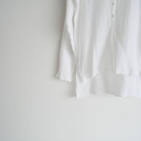 2023SS・人気完売品 / Plage別注 / LES ATELIERS FRANCAIS DE CONFECTION / HENLY NECK L/SL シャツ / 2504-0238