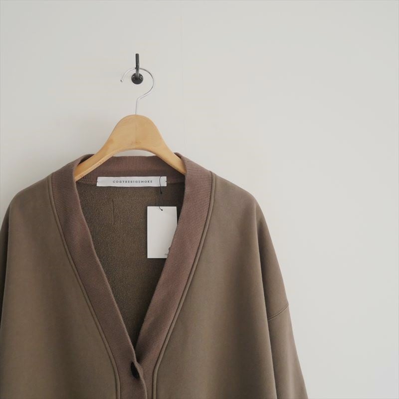 IENA【COGTHEBIGSMOKE】別注 Vネックカーディガン ペーパーコットン V  