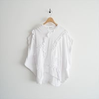 ENFOLD / RUFFLE HEXAGON-T-SHIRT / 300HS280-2780 / 2502-0357