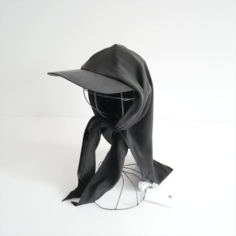 2026SS今季・人気完売品 / 未使用 / KIJIMA TAKAYUKI SILK SCARF DOCKING VISOR WYYY261029 / 2605-0977
