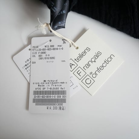 2023 / LES ATELIERS FRANCAIS DE CONFECTION / 別注 T-ブラウス2 / 23051923001610 / 2310-0643