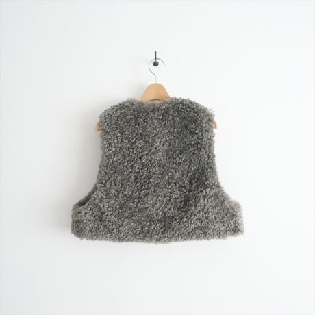 2023AW / 未使用 / UNITED ARROWS購入品 / HYKE / FAUX SHEARLING CROPPED VEST / 17406 / 2405-0223